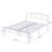 Breeona 37.2" Steel Bed Frame-1159939903