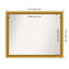 Townhouse Gold Non-Beveled Bathroom Wall Mirror-1016737294