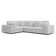 Perry Modular Sofa Set 07 In Gris Fabric