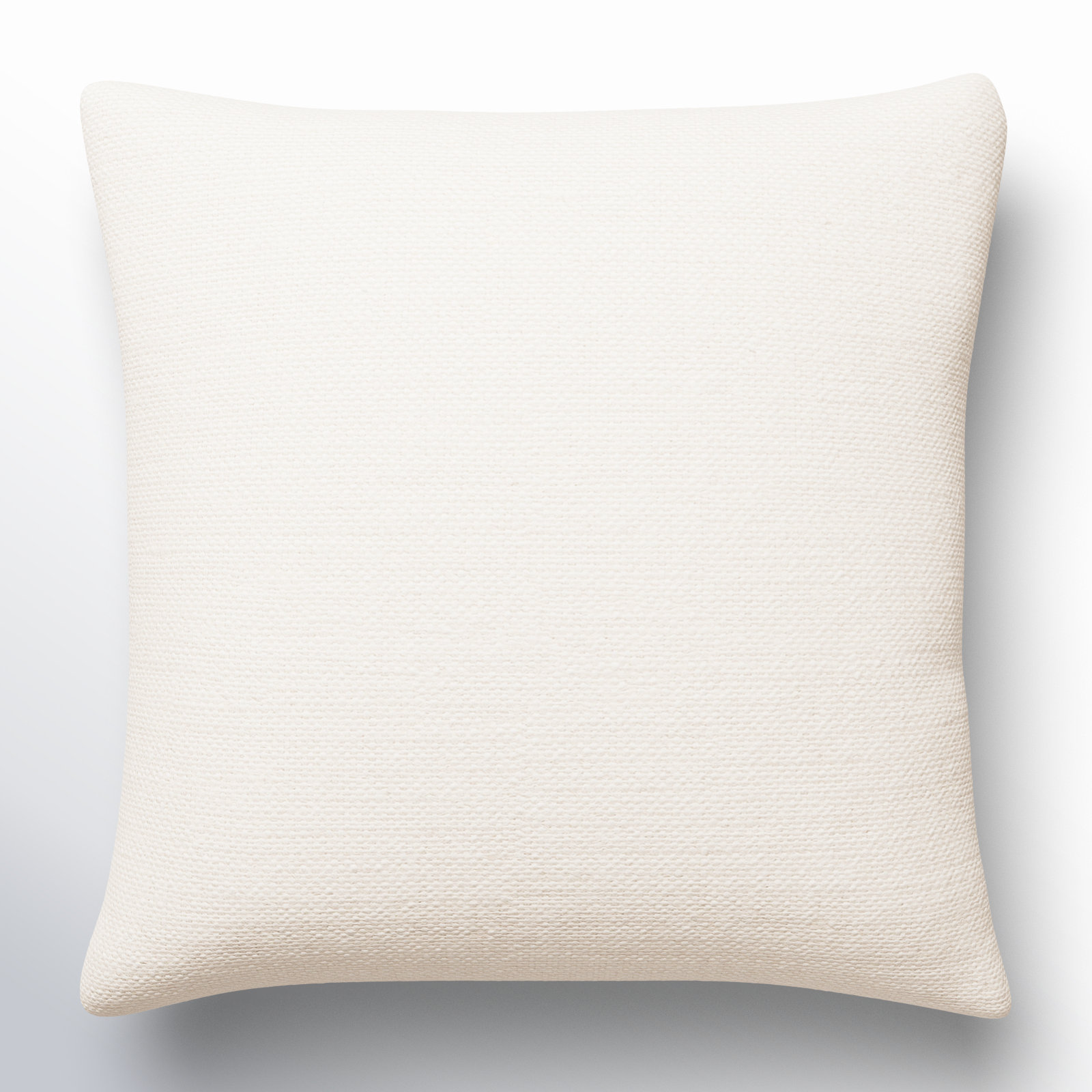 Bertha Throw Pillow, Down, 22" x 22", Medium Gray/Cream