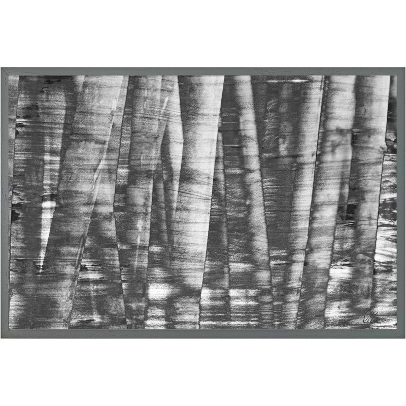 Single Picture Frame Wall Art, 51cm H x 76cm W x 4cm D, Grey