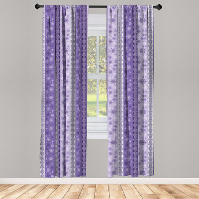 Ethnic Semi-Sheer Rod Pocket Sliding Panel
