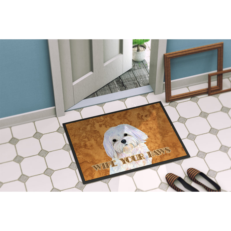 Tapis d'entrée antidérapant Talita, Rectangle 2 pi x 3 pi
