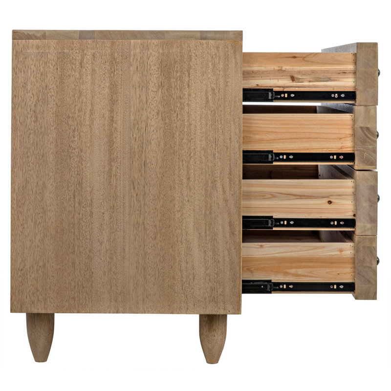 Diamond Solid Wood Accent Chest, Washed Walnut