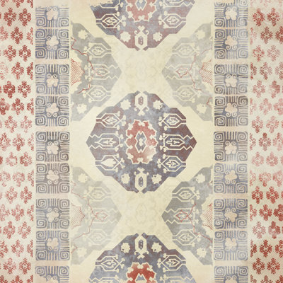 Textile terreux indigo I