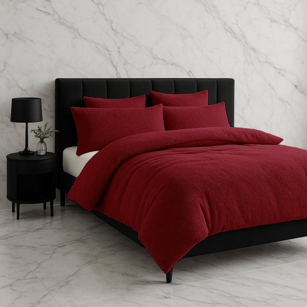 No Pattern Duvet Cover Set with Pillowcases Included