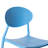 Modern Plastic Outdoor Dining Chair with Open Oval Back Design-1513296504