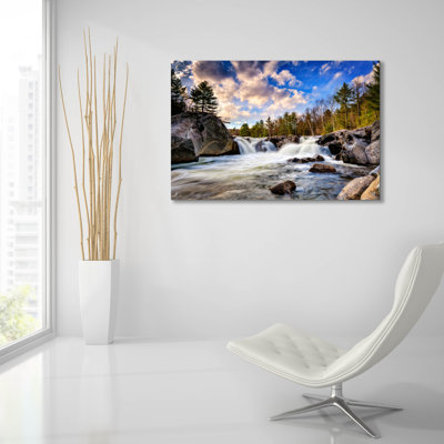 'Swift River Falls' by Rick Berk Acrylic Glass Wall Art
