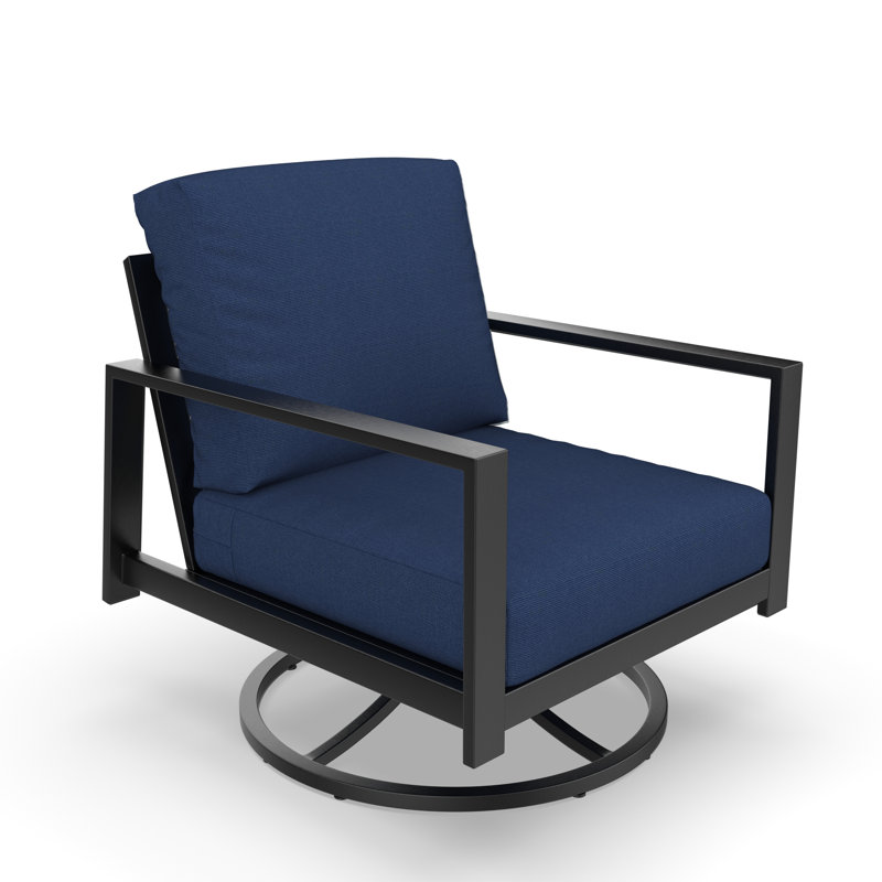 Townsend Sofa Seating Group with Sunbrella® Cushions, Canvas Navy Sunbrella® Canvas, Gray
