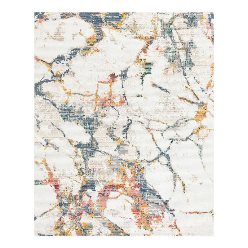 Caparro Abstract Indoor Rug, Rectangle 7'10" x 10'2"