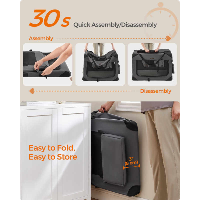 81.0x58.0x58.0cm Fabric Vehicle Travel Carrier