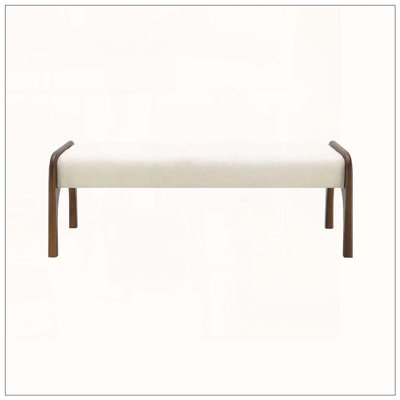 Banc long rembourré 50,25 po