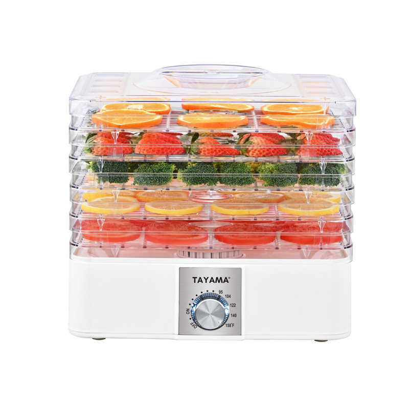 Tayama 5-stackable Clear Trays Food Dehydrator