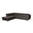 Brookhurst Leather Corner Sofabed-962661011-962661009