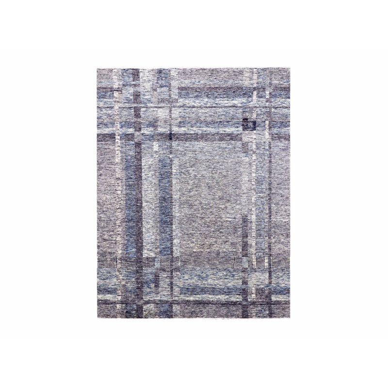 Tapis oriental beige en laine noué à la main 8 pi 0 po x 10 pi 2 po - MOA10279379