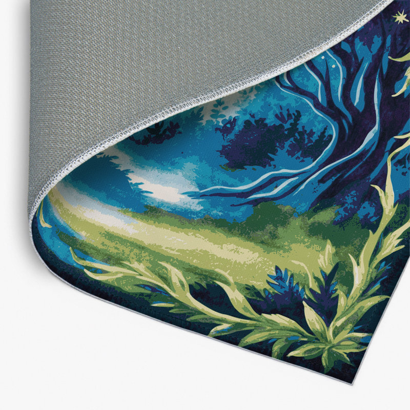 Whispering Leaves Indoor And Outdoor Area Rug, Rectangle 1'6" x 2'6"