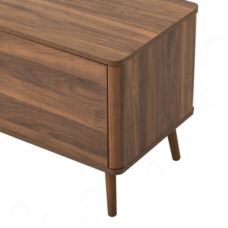 Meuble télé 78 po pour téléviseur de 85 po ou moins, console multimédia moderne avec portes à fermeture douce, tablette ouverte et gestion des câbles