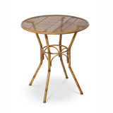  Table bistro en acier inoxydable