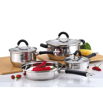 Batterie de cuisine en acier inoxydable 7 pièces Culinaire Edge
