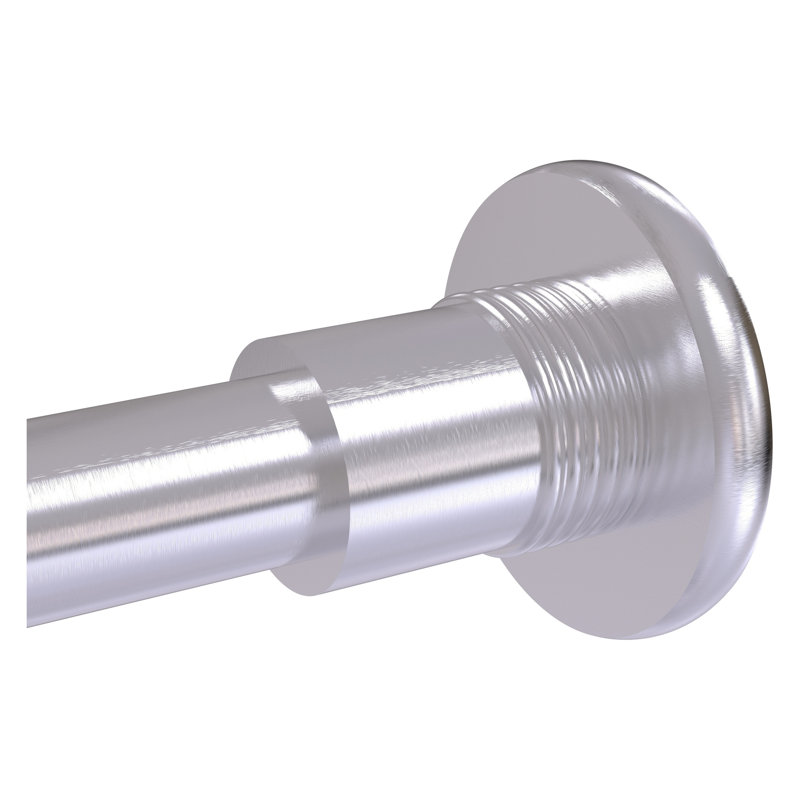 Supports de rideau de douche Goble, Chrome satiné