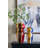 Curved Ceramic Vase with Abstract Multicoloured Finish-1891714376-1891714377