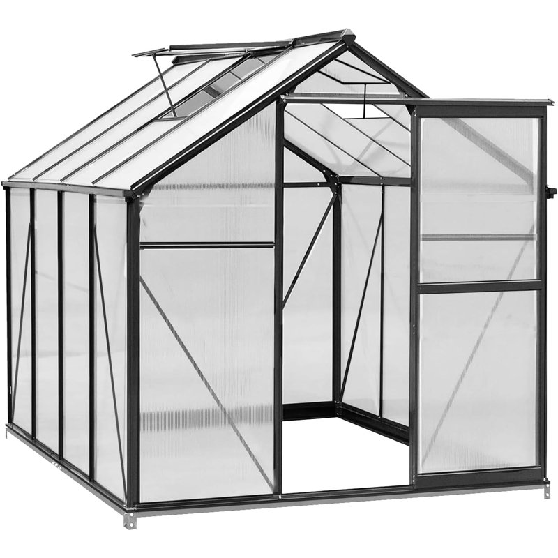 Serre extérieure, serres en polycarbonate pour l'extérieur, 96"