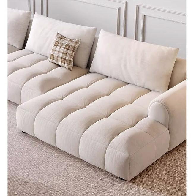 Suede Sofa, 3-seater 275cm