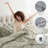 Bed-in-a-Bag Pinch Pleat Comforter Set with Bed Sheets & Memory Foam Cooling Pillows-116163014-116163036