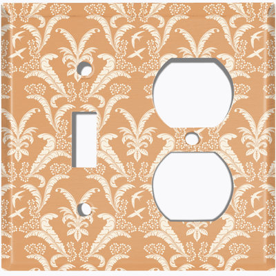 Patterned 2 - Gang Combination Plate Standard Combination Wall Plate
