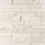Mountainstone Ivory Marble 24 in. x 8 in. Mosaic Wall Tile