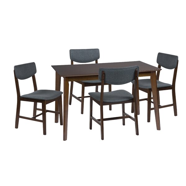 Corrigan Studio® Bourke 5 Piece Dining Set & Reviews | Wayfair