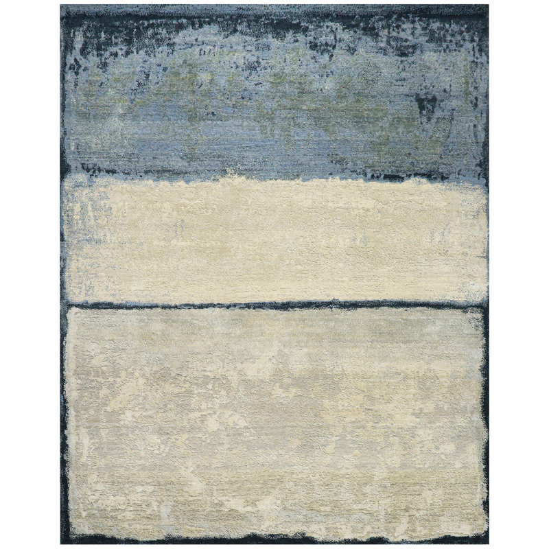 Hand Knotted Indoor Rug, Rectangle 8' x 10'