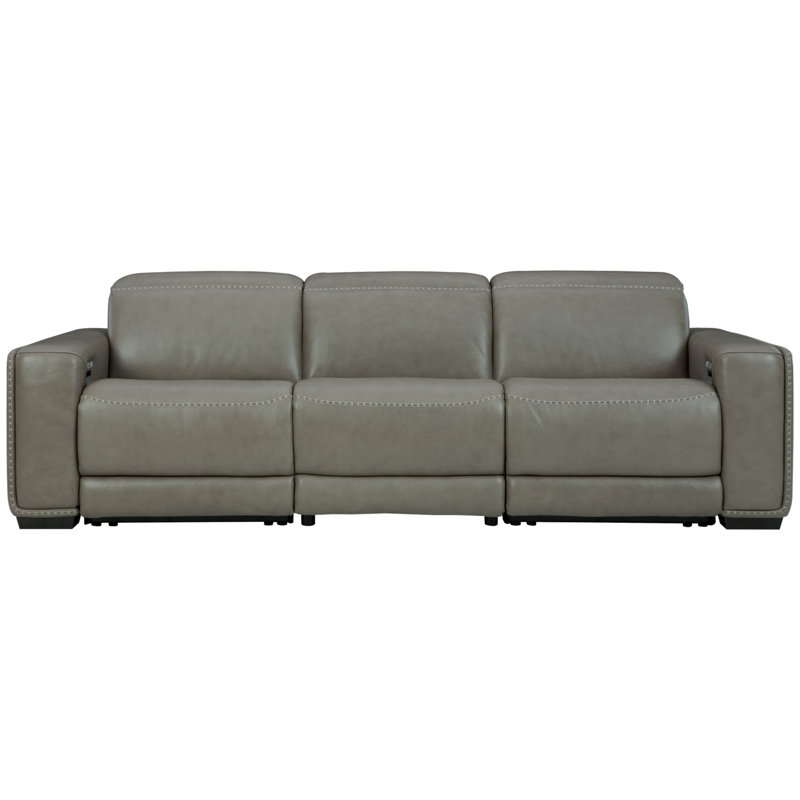 Adaam 116.5'' Leather Power Reclining Corner Sectional