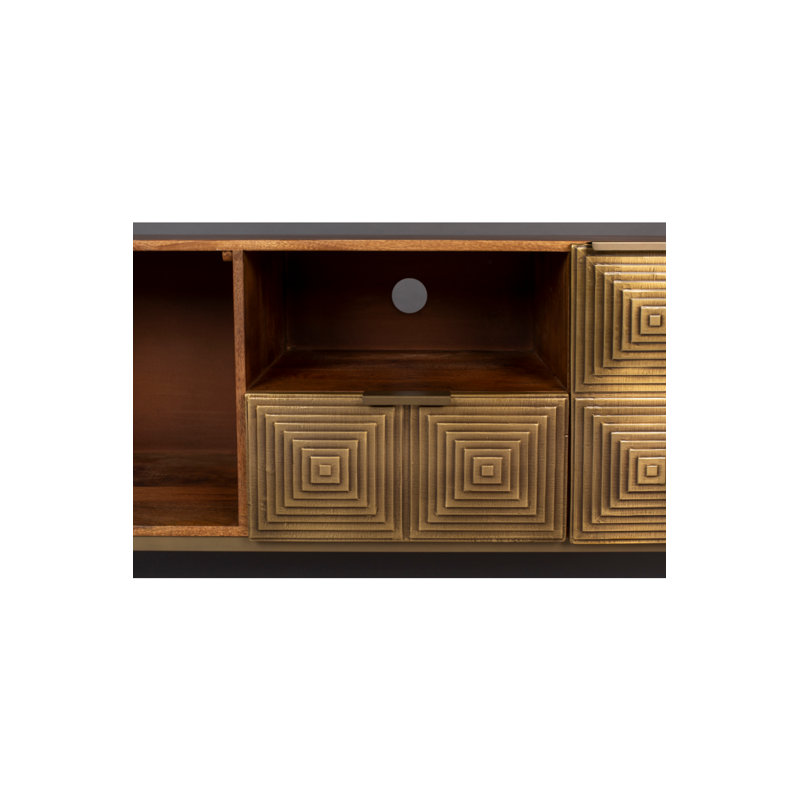 Art Deco 53'' W Solid Wood Sideboard
