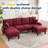U-shaped Sectional Sofa,sectional Couches With Double Chaise,linen Fabric Couch For Living Room-1351574317