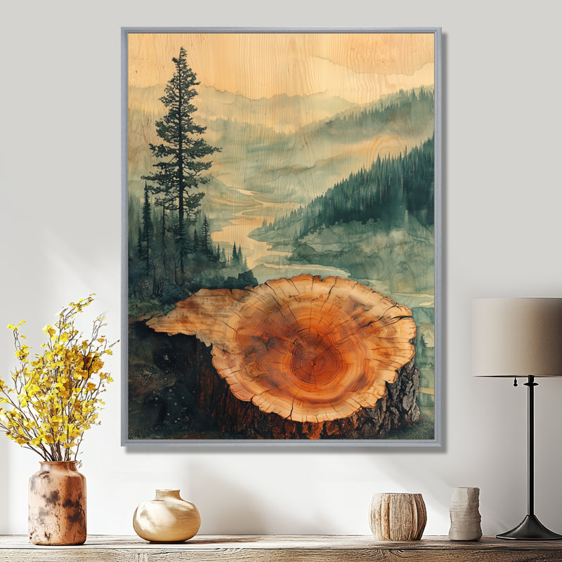«Germon Emerald River Into The Birtchwood Forest III», reproduction sur toile, H 32 po x l 24 po, Argent argent