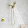 Dual Shower Faucet Set with Valve High Pressure 2 in 1 Shower Combo Set Shower System with Handheld