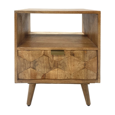 Hannon Semi-Assembled Solid Wood 1-Drawer NIghtstand by Corrigan Studio