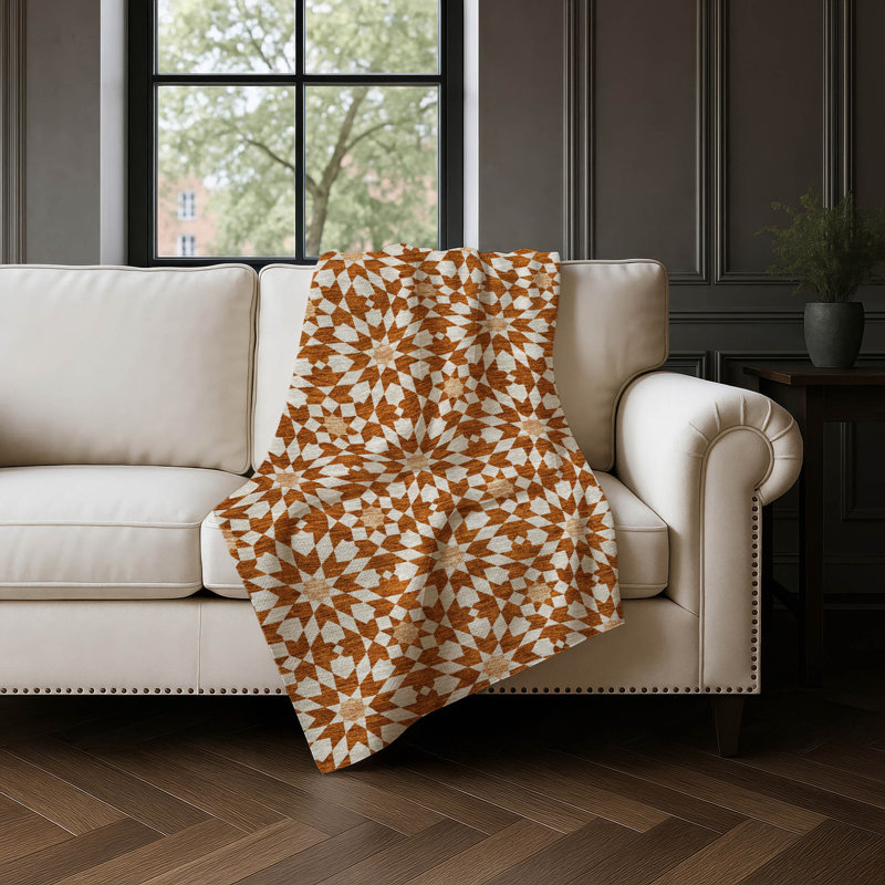 Jeté spirale Addison Sherpa ASB734, Paprika