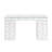 Slaystation Radiant Pro 2.0 Makeup Vanity Table with LED Light, Clear Glass top and 13 Storage Drawers