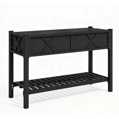 Elevated Wood Planter Box