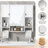 Wall Mounted Cabinet For Bathroom - & Practical With Mirror Storage