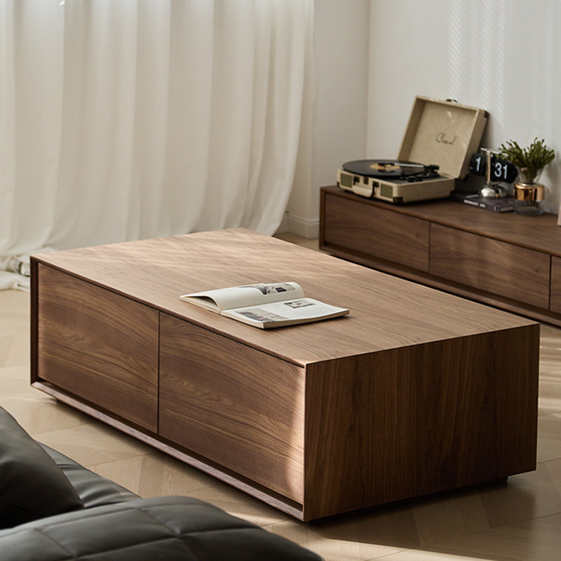 Light luxury simple coffee table, 15.7" H x 51.2" L x 27.6" W