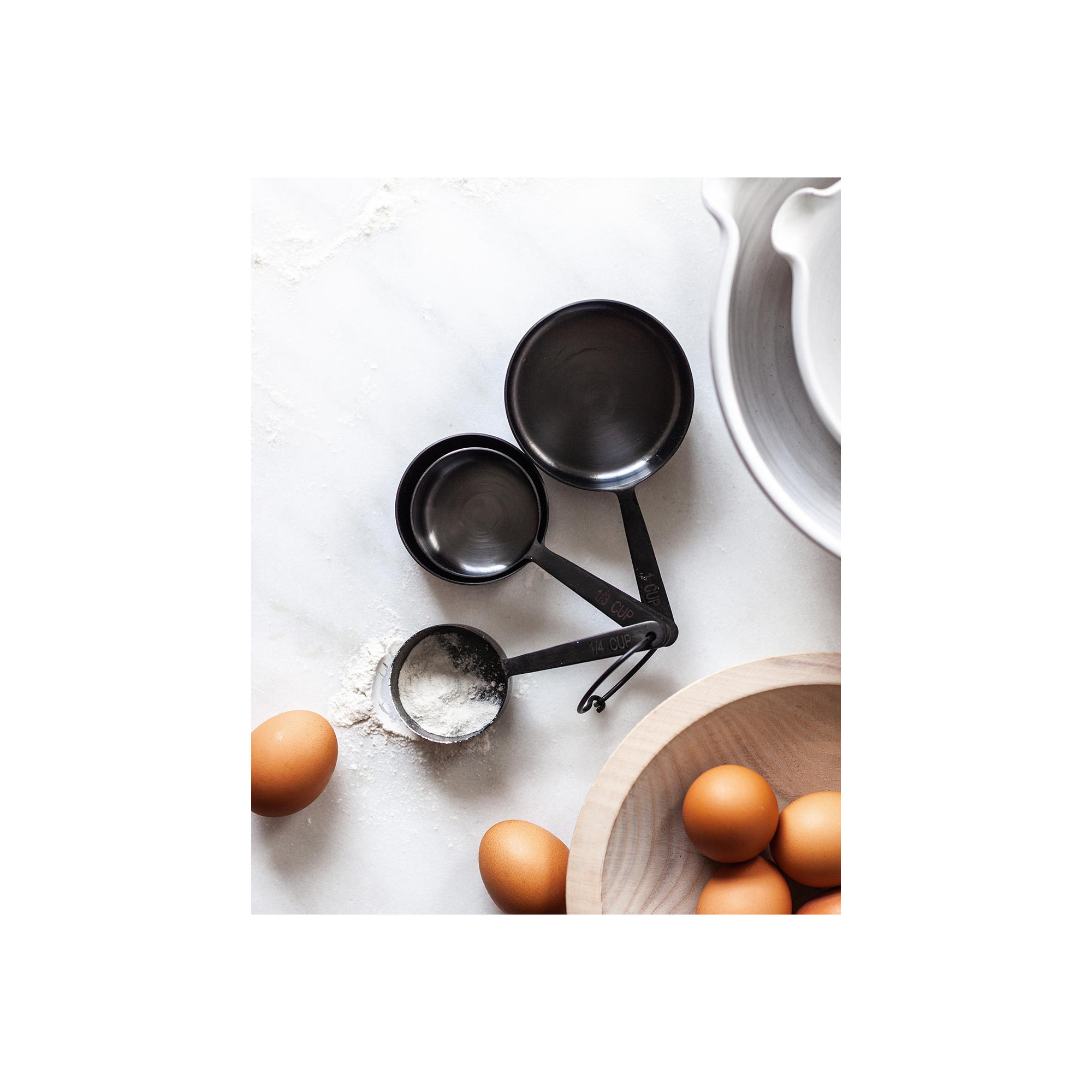 Stowe Measuring Cup Set, Brushed Onyx
