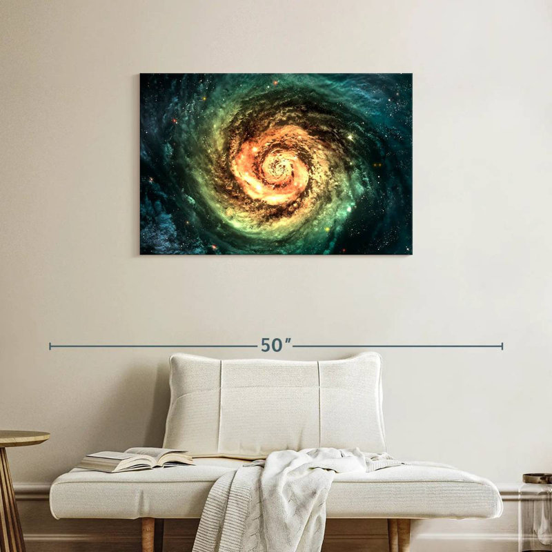 Oberle Spiral Galaxy, 24" H x 36" W