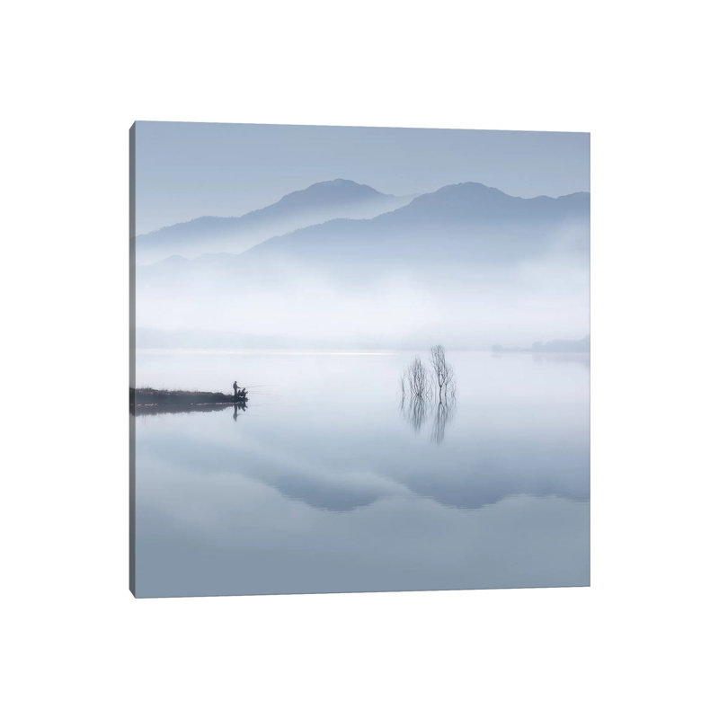 Blue Silence 1 Piece Wrapped Canvas Wall Art, 66.04 cm H x 66.04 cm W x 1.91 cm D