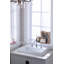 Kohler Kelston Widespread Bathroom Faucet with Pop-Up Drain Assembly, 3-Hole Low Arc 2-Handle Bathroom Sink Faucet, 1.2 gpm-3833999