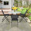 Chaise de patio pliante Hilmer