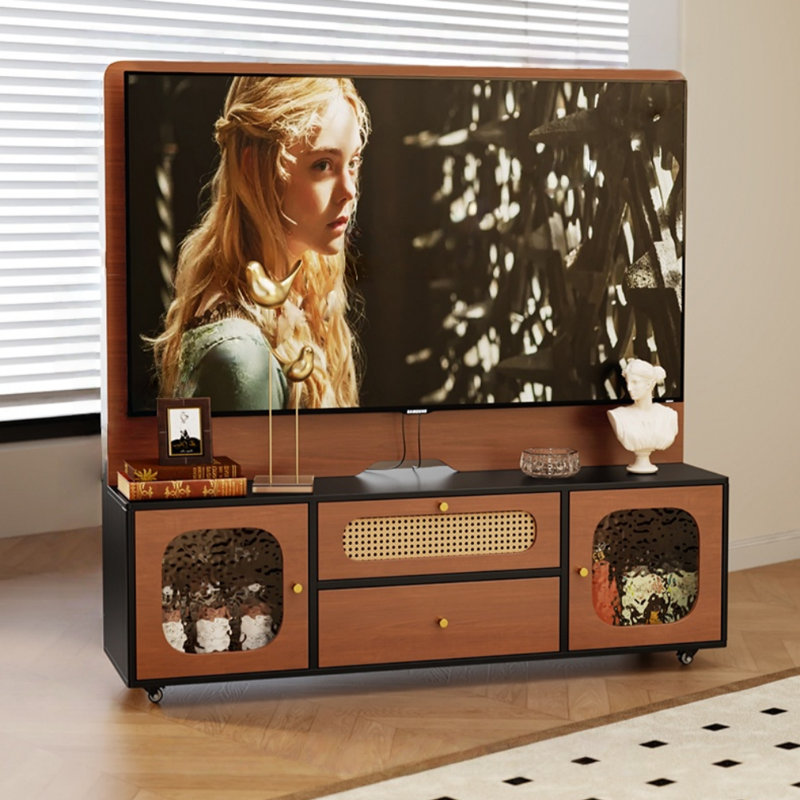 Meuble télé moderne et simple, H 59,06 po x L 59,06 po x l 15,75 po