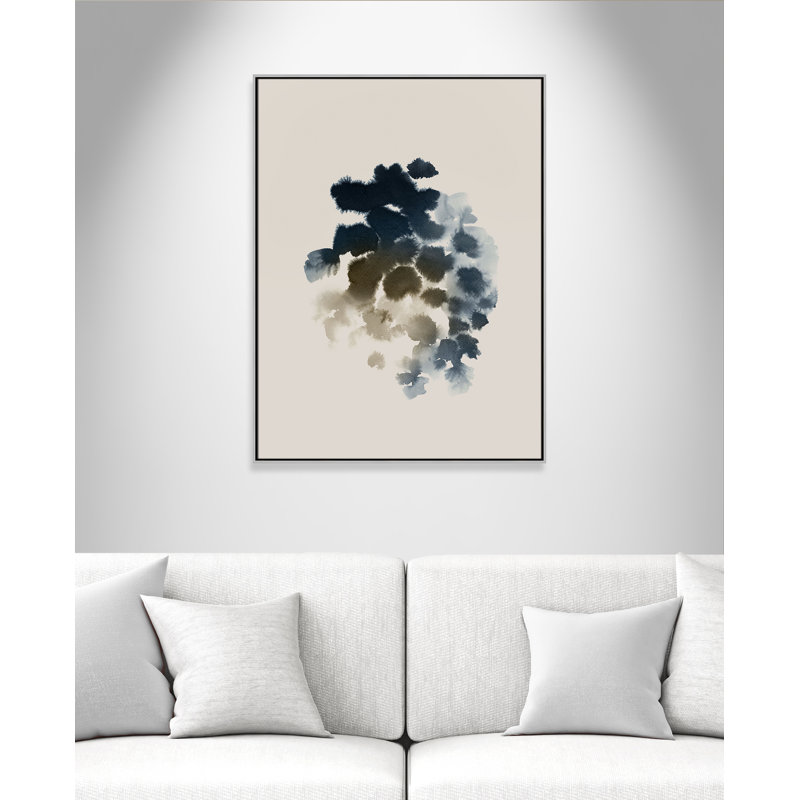 «Emerald Azure II» par Casa Fine Arts, Argent, H 49,5 po x l 37,5 po